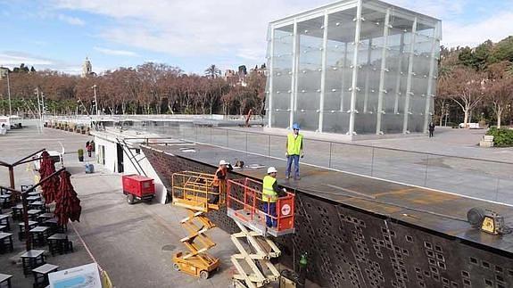 Las obras del Pompidou han entrado en su recta final