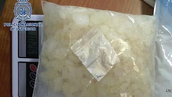 La policía se ha incautado de 1.024 gramos de esta droga