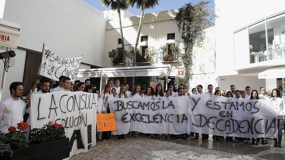 Los estudiantes de la escuela de hostelería seguirán en huelga.