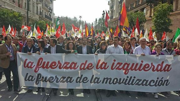IU reivindica en manifestación 28F que la izquierda es el futuro de  Andalucía | Diario Sur