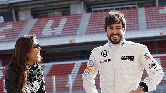 "Gracias, Lara', la declaración de amor de Fernando Alonso a su chica