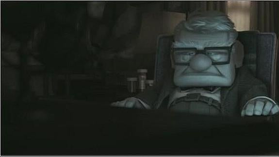 La versión de terror de Up triunfa en Internet
