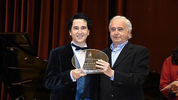 Bohdan Syroyid recogió ayer el premio FMMA.