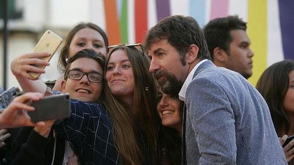 Antonio de la Torre, ayer en la alfombra roja. 