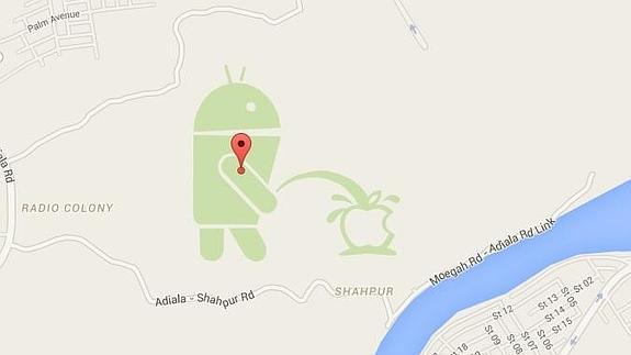 Android se 'mea' en Apple