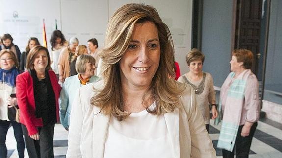 Susana Díaz, en un acto reciente. 