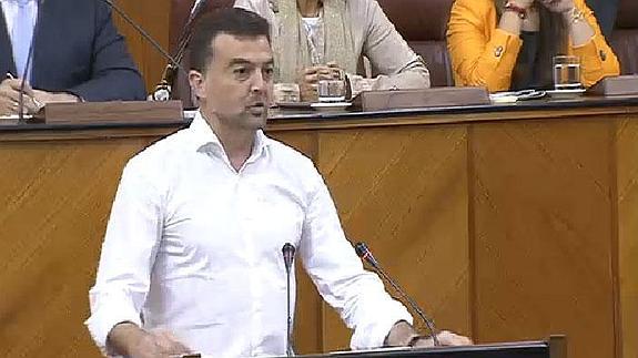 Antonio Maíllo, hoy durante su discurso. 