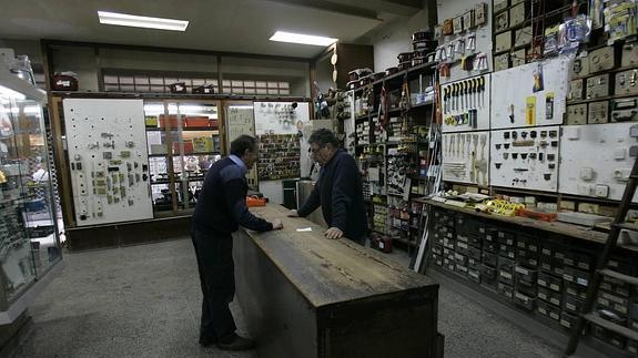 Una ferretería local. 