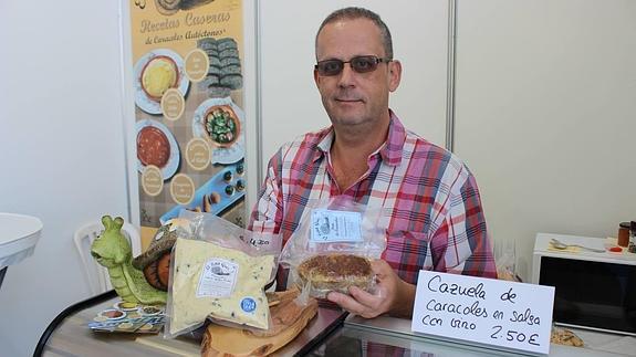 Alain Jubin participó en AgroRonda con sus productos. 