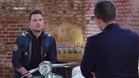 Dani Martín, durante la entrevista.