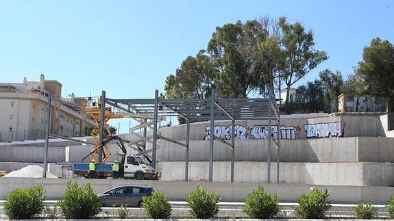 La estructura del establecimiento ha empezado a levantarse esta semana. 