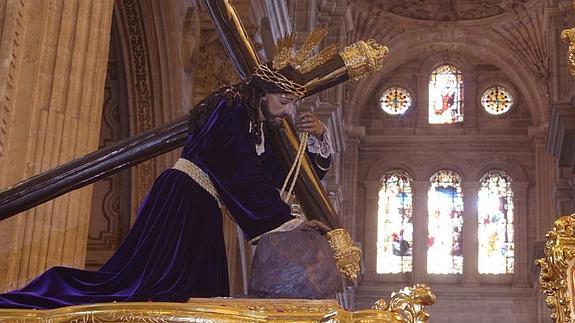 El Nazareno de la Misericordia, en la Catedral. 