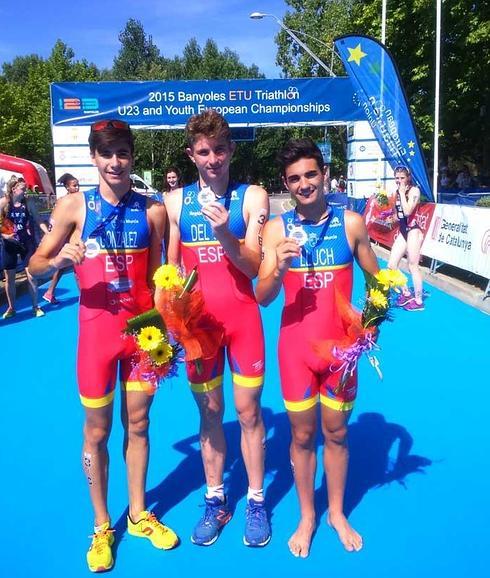 Los malagueños Alberto González García, Jesús del Val Benitez y el valenciano Javier Lluch