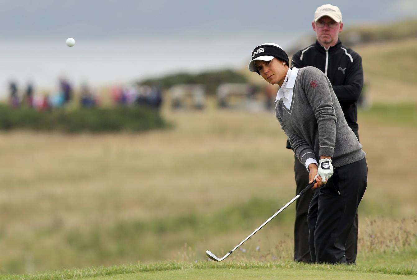 La meteorología ha sido uno de los principales obstáculos para Muñoz en Turnberry. 