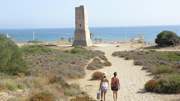 Camino hacia la Torre de los Ladrones