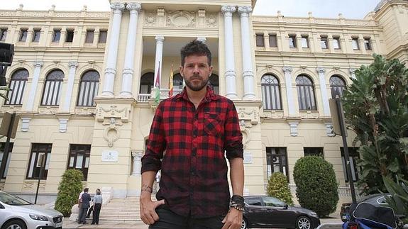 Pablo López, el día de su presentación oficial como pregonero de la Feria de Málaga 2015