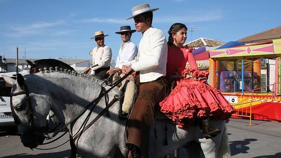 Los caballistas llegan de distintos puntos de la provincia. 