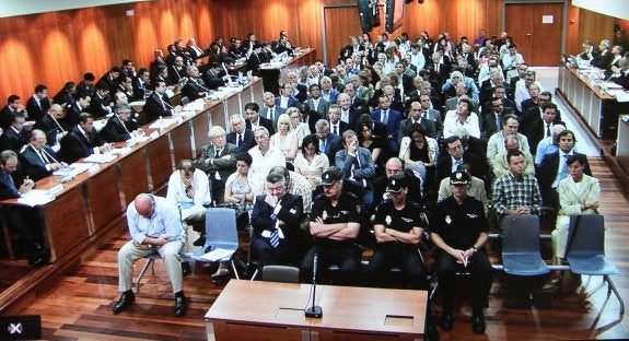 Sesión inaugural del juicio por el 'caso Malaya'.