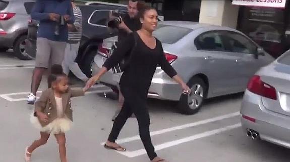 North West, de camino a sus clases de ballet