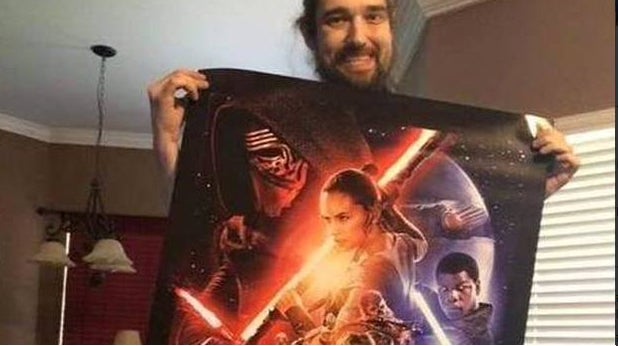 Daniel Fleetwood pudo ver la nueva película de la saga en su propia casa. 