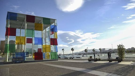 Vista del Museo Pompidou de Málaga. 