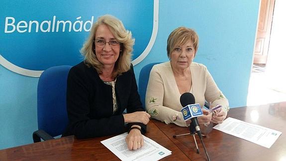 García Gálvez y Villalobos, durante la rueda de prensa. 