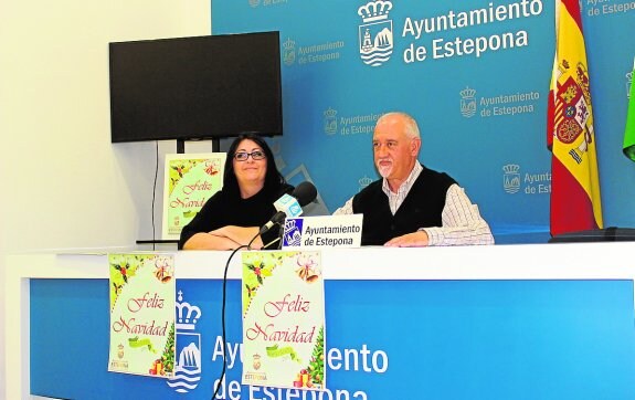 Ruzafa durante la presentación de las actividades navideñas. 