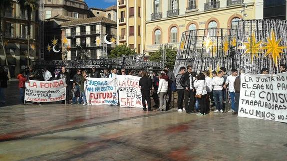 Los trabajadores, en una protesta reciente.