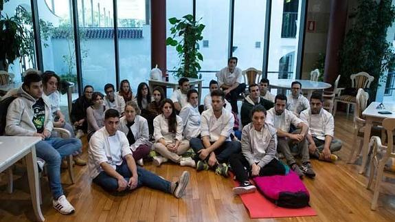 Los estudiantes comenzaron su encierro este lunes.