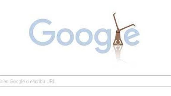 El doodle de Google de este lunes realiza distintas asanas o posturas de yoga. 