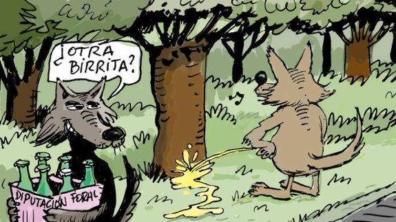 El misterioso negocio del pis de lobo