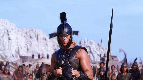 Brad Pitt, en Troya