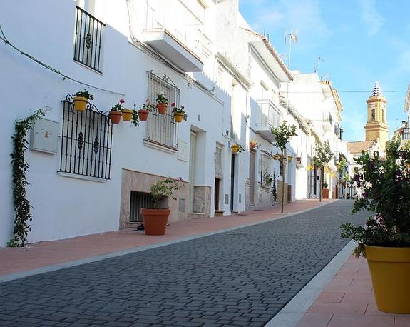 Calle Pozo de Palos después de su remodelación.