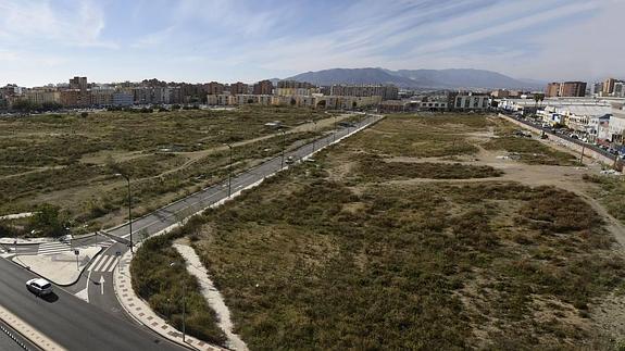 Vista aérea de la parcela de 177.000 metros cuadrados. 