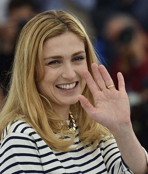 Julie Gayet, actriz y productora francesa. 