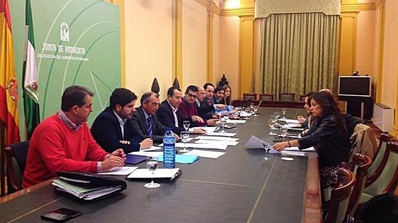 Imagen de la reunión mantenida.