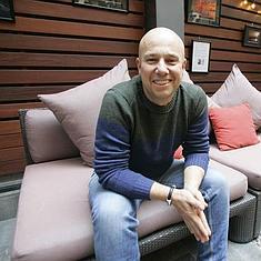 Miguel Torres, antes de comenzar la charla de ayer en el hotel Molina Larios