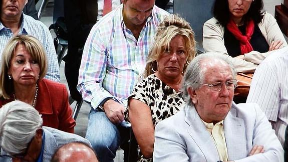 García Marcos y Yagüe, durante el juicio en una foto de archivo.