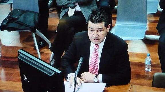 Andrés Liétor, durante su declaración en una de las sesiones del juicio. 