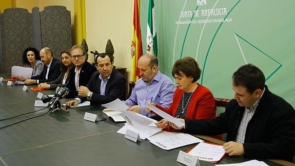 Firma del convenio.