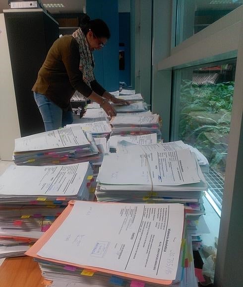 Los juzgados que juzgan la violencia de género están atascados.