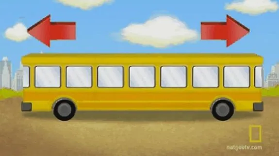 El acertijo viral del momento: ¿En qué dirección viaja el autobús?