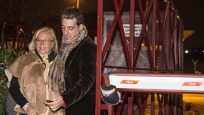 Maite Zaldívar, en uno de sus permisos.