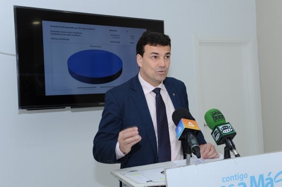 El concejal del PP Cristóbal Garre. :: josele-lanza