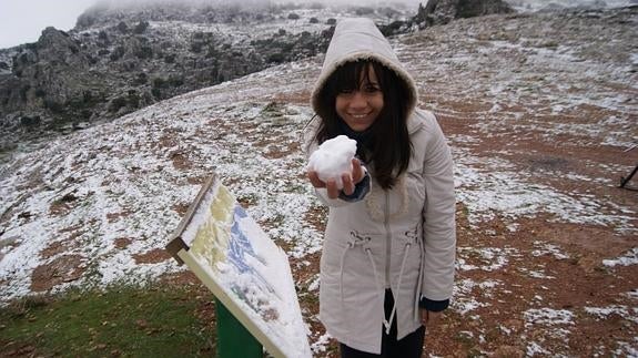 Imagen de la nevada de 2011 en Ronda. 