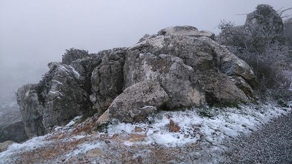 La nieve, en El Torcal.