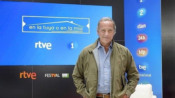 El cantante, en la presentación de su programa en TVE.