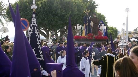 El Palo acoge este sábado la procesión de Jesús ante Anás.