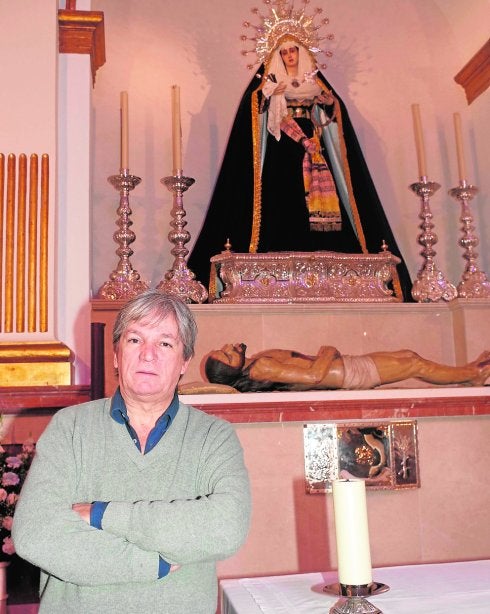 José María Souvirón fue hermano mayor de la Hermandad del Sepulcro. :: eduardo nieto