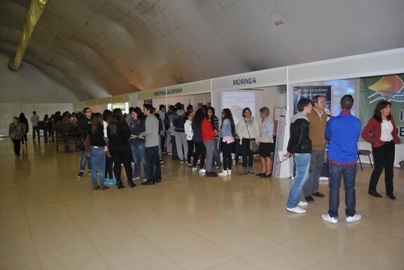 Feria de empleo celebrada en el Palacio de Exposiciones y Congresos. 